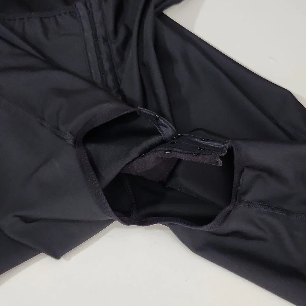 Isavela Bodysuit Compression Size 3X Black Surgery Shorts